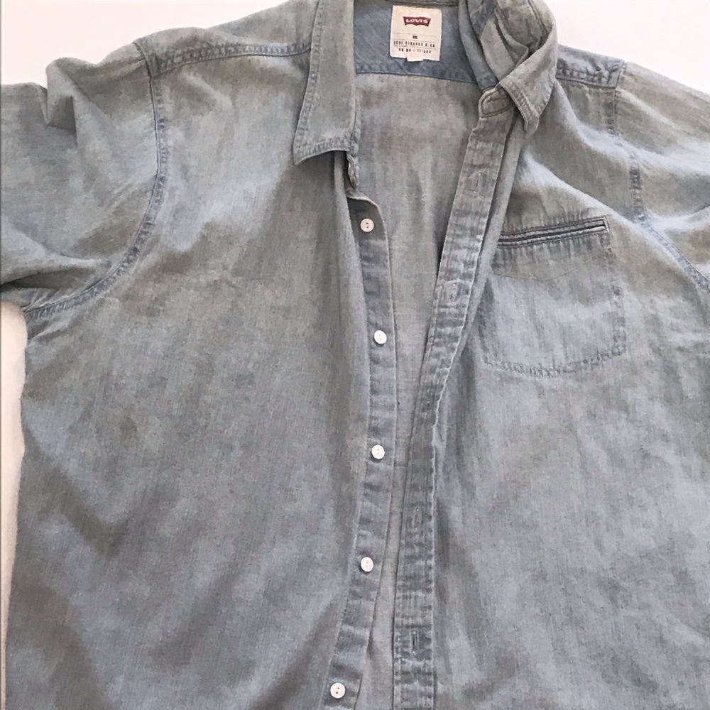 Levis denim long sleeve shirt